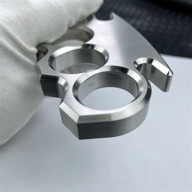 Solid Steel Classic Knuckle Duster Self-Defense EDC Tool