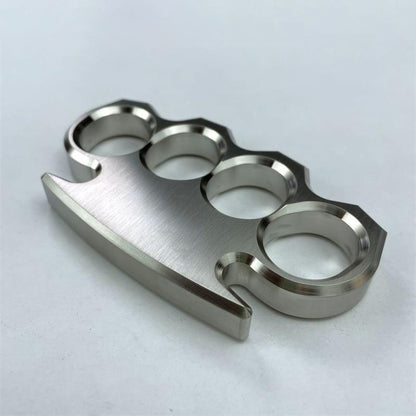 Solid Steel Classic Knuckle Duster Self-Defense EDC Tool