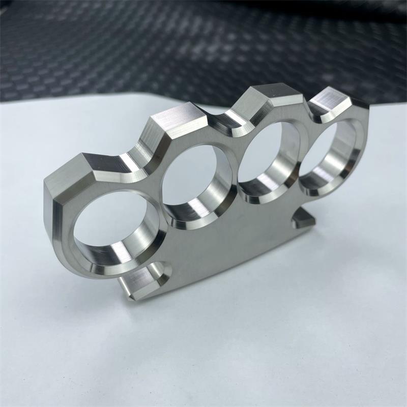 Solid Steel Classic Knuckle Duster Self-Defense EDC Tool