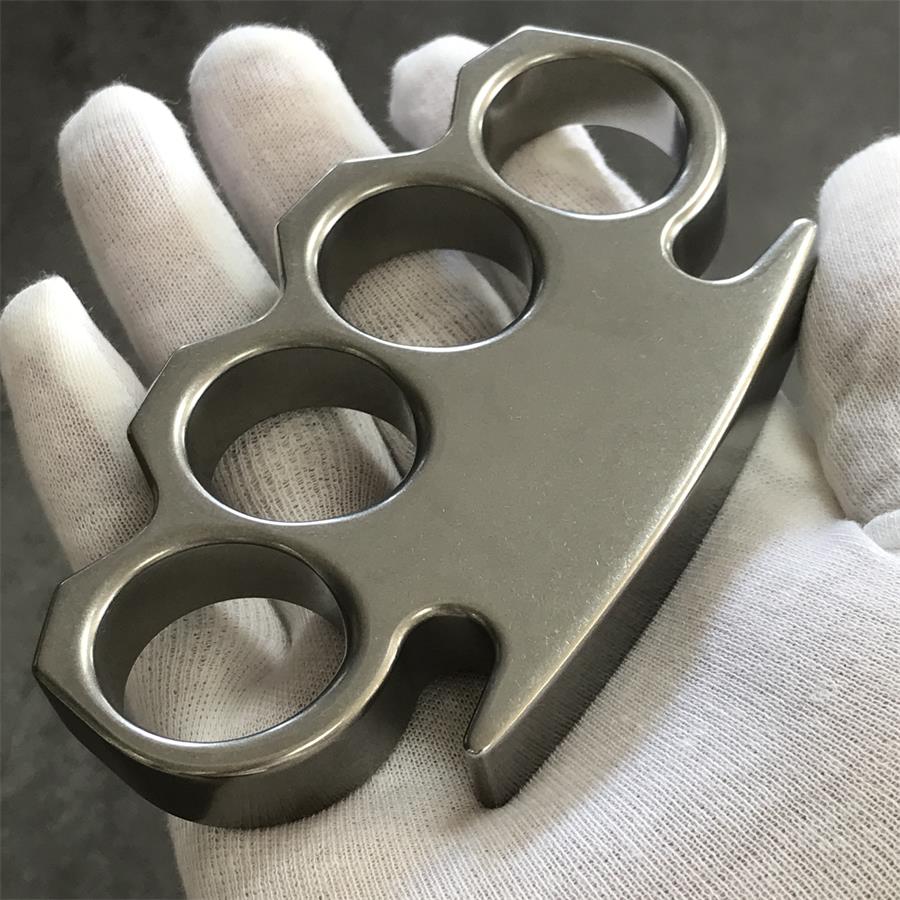 The King Classic Stonewashed Steel Knuckle Dusters
