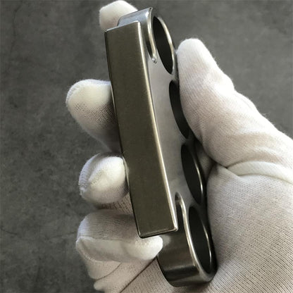 The King Classic Stonewashed Steel Knuckle Dusters