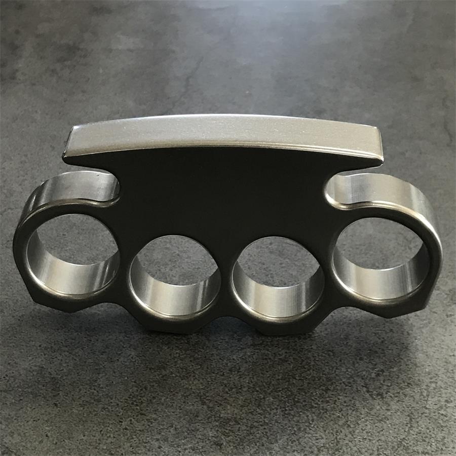 The King Classic Stonewashed Steel Knuckle Dusters