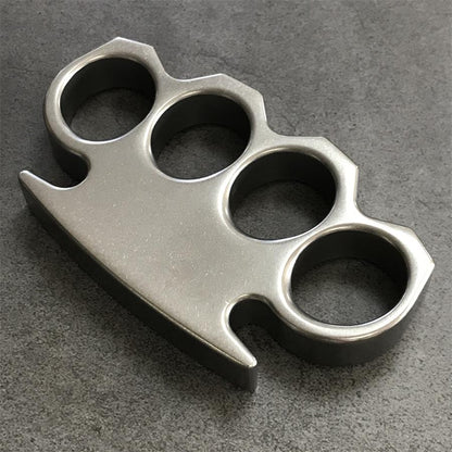 The King Classic Stonewashed Steel Knuckle Dusters