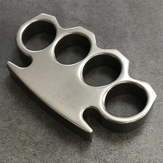 The King Classic Stonewashed Steel Knuckle Dusters