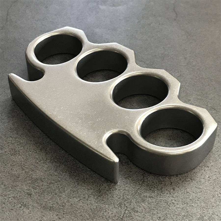 The King Classic Stonewashed Steel Knuckle Dusters