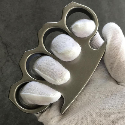 The King Classic Stonewashed Steel Knuckle Dusters