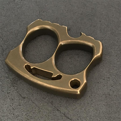 Creative Brass Knuckle Duster Open Bottle EDC Decoration