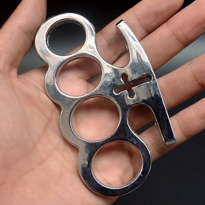 Silver Cross brass knuckle dusters 3