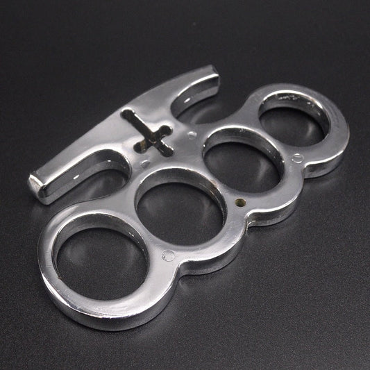 Silver Cross brass knuckle dusters 7