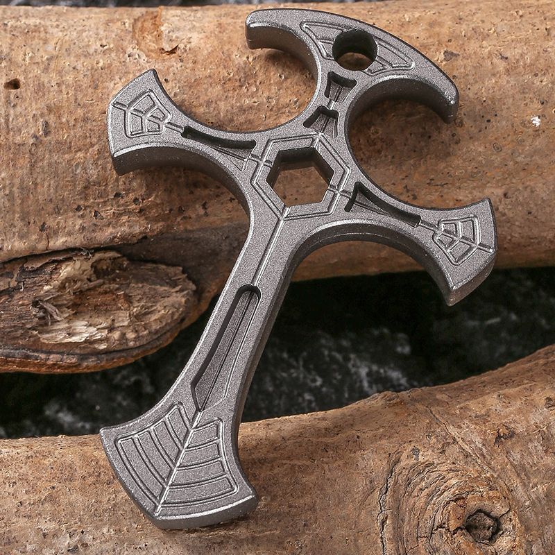 Cross Bottle Opener Knuckle EDC Decoration