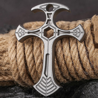 Cross Bottle Opener Knuckle EDC Decoration