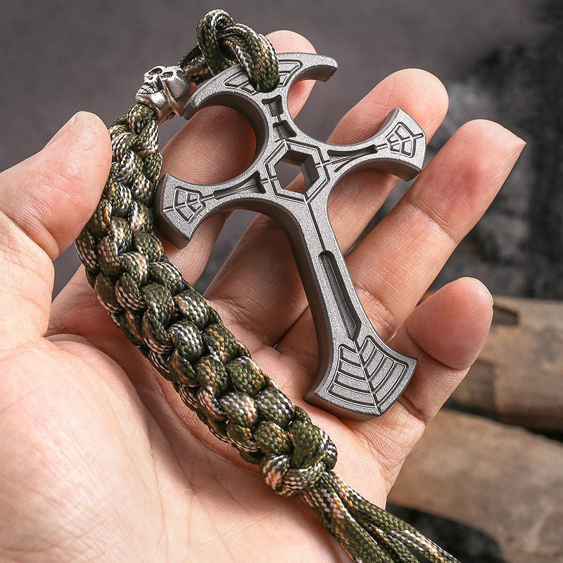 Cross Bottle Opener Knuckle EDC Decoration