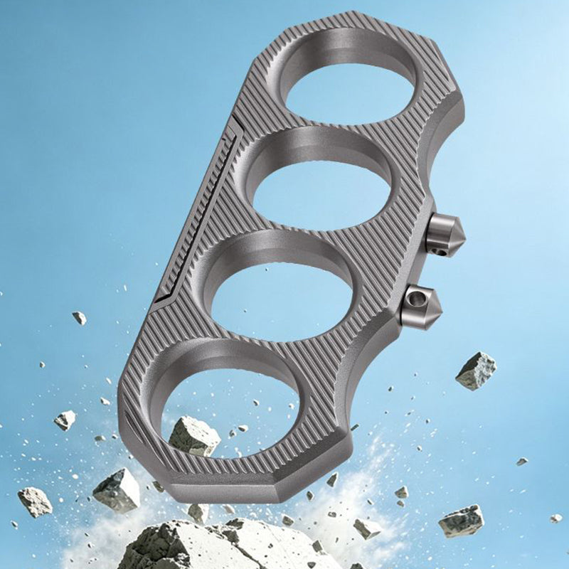 Portable Knuckle Duster with Detachable Window Breaker