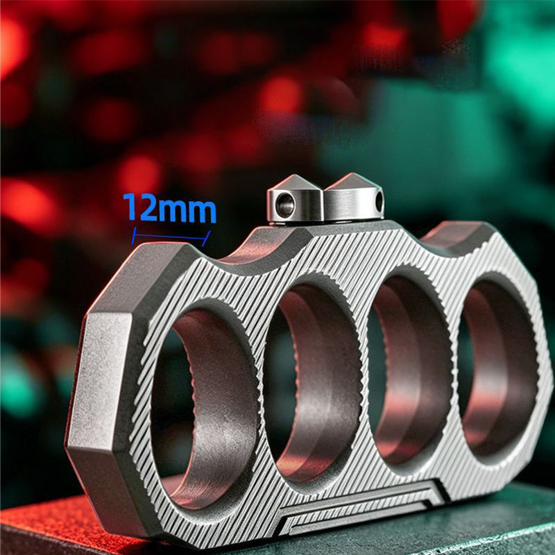 Portable Knuckle Duster with Detachable Window Breaker