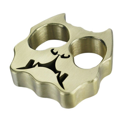 Thickened Solid Dog Brass Knuckle Duster