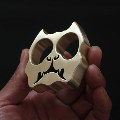 Thickened Solid Dog Brass Knuckle Duster