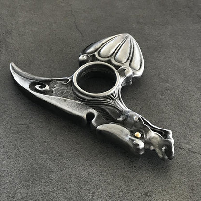 Dragon Pattern Knuckle Duster EDC Decoration