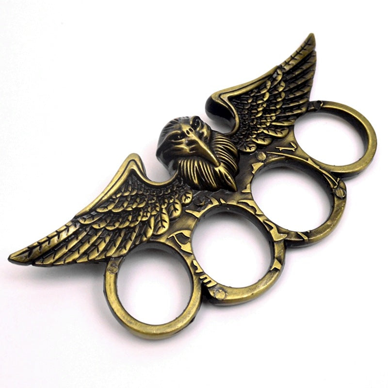 Eagle Knuckle Duster Boxing Self Defense Four Finger Buckle Window Breaker Outdoor EDC Tool