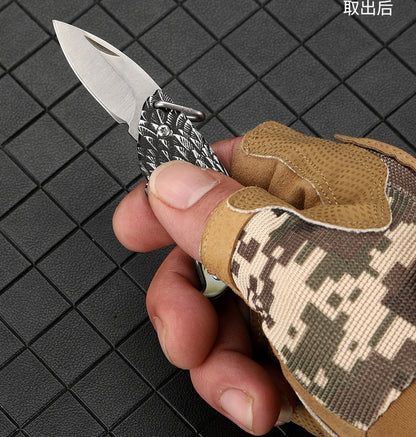 Mini Eagle Necklace Knife Keychain Pocket Knives