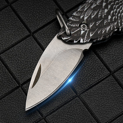 Mini Eagle Necklace Knife Keychain Pocket Knives