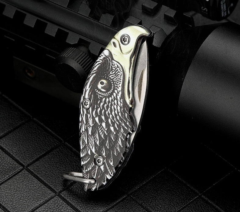 Mini Eagle Necklace Knife Keychain Pocket Knives