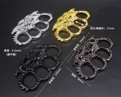 Fire Dragon brass knuckle duster 8