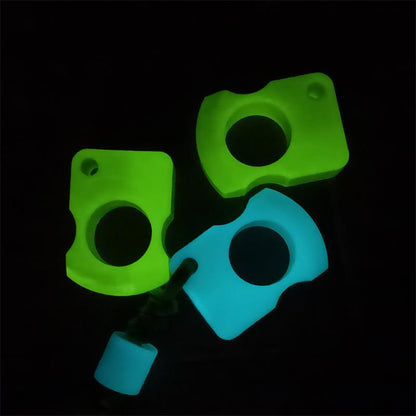 Single Finger Fluorescent Knuckle Backpack Decoration