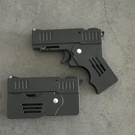 Folding Stun Gun Portable Defense EDC Gadget