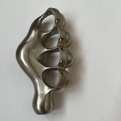 Weighted four finger steel knucles