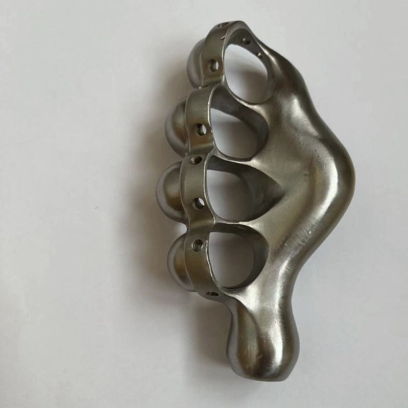 Weighted four finger steel knucles 1