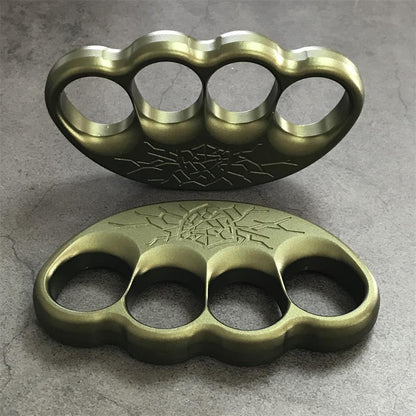 Fractured shield aluminum knuckle duster side