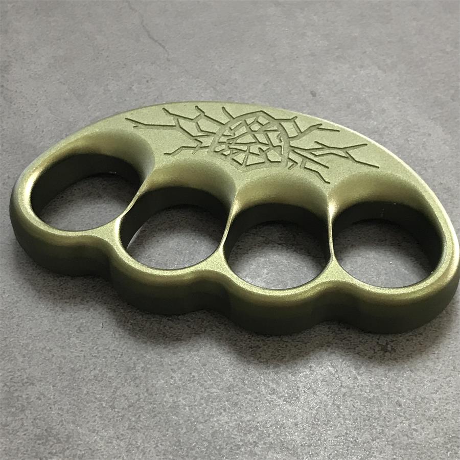 Fractured shield aluminum knuckle duster handle