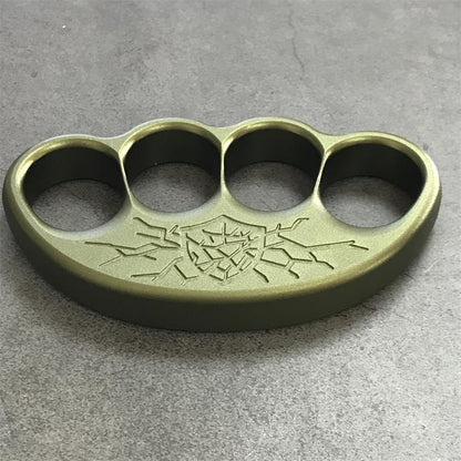 Fractured shield aluminum knuckle duster bottom
