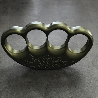 Fractured shield aluminum knuckle duster back