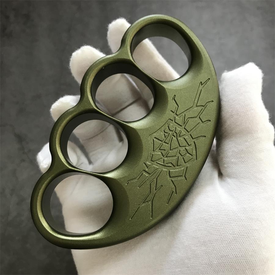 Fractured shield aluminum knuckle duster