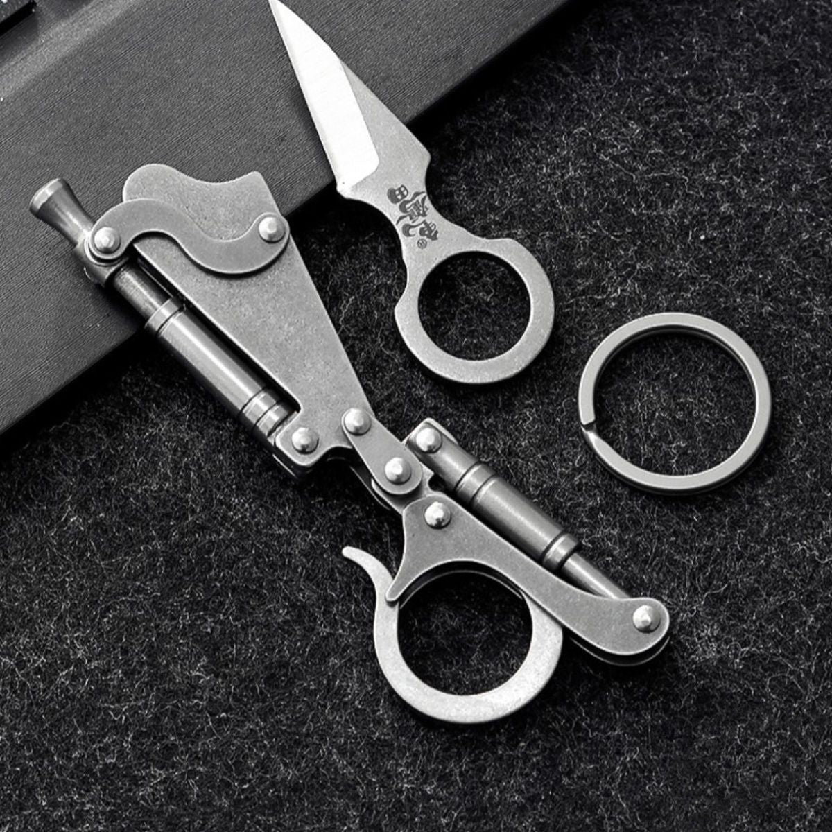Fun Knife Fun Pocket Knife Keychain Defense Pocket Knives – Brass Knuckle