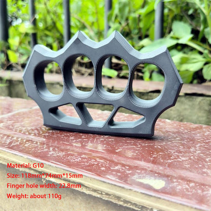 Non-metal G10 Knuckle Duster High Hardness Defense Broken Window Tool