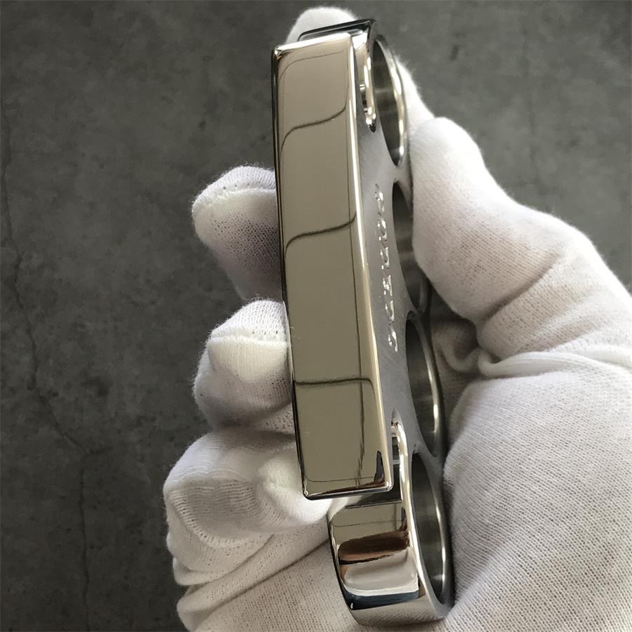 GODEDC Brushed and Mirror Polished Solid Steel Knuckle Duster