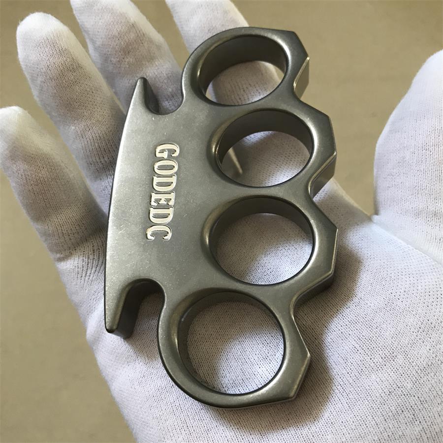GODEDC Classic Stonewashed Steel Knuckle Dusters