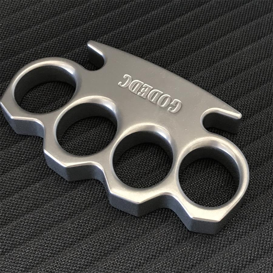 GODEDC Classic Stonewashed Steel Knuckle Dusters