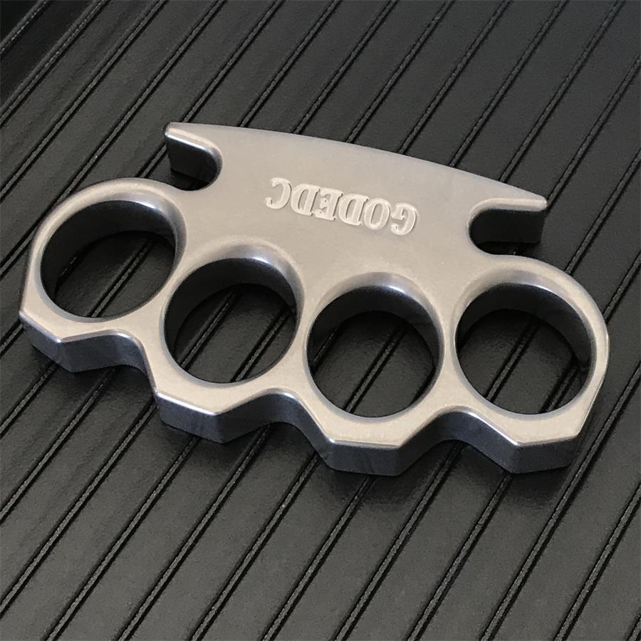GODEDC Classic Stonewashed Steel Knuckle Dusters