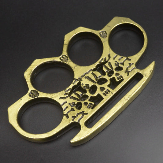 Ghost brass knuckle duster bronze