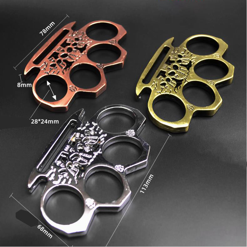 big finger hole Ghost brass knuckle duster 3