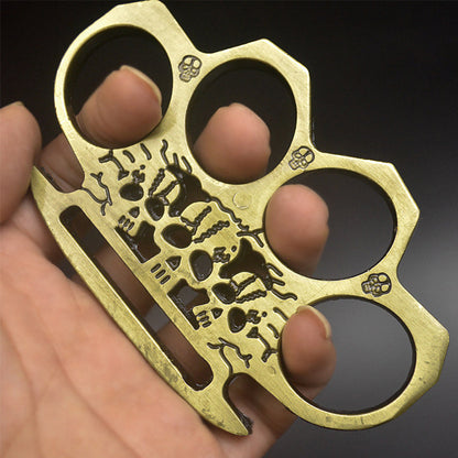 Ghost brass knuckle duster bronze 1