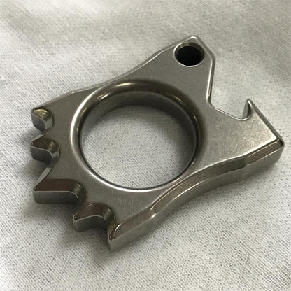 Mini Hedgehog Titanium Alloy Knuckle Duster Bottle Opener