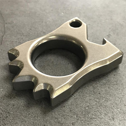 Mini Hedgehog Titanium Alloy Knuckle Duster Bottle Opener