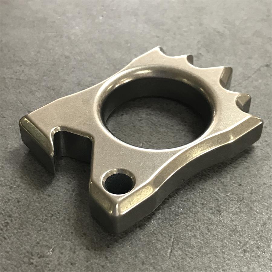 Mini Hedgehog Titanium Alloy Knuckle Duster Bottle Opener
