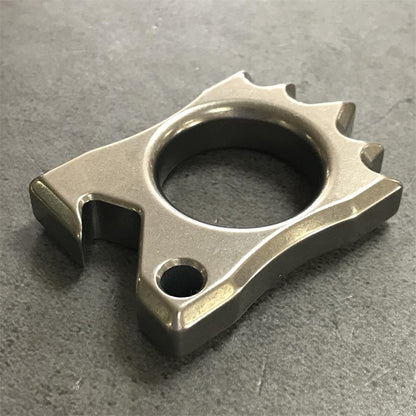 Mini Hedgehog Titanium Alloy Knuckle Duster Bottle Opener