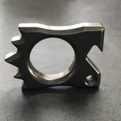 Mini Hedgehog Titanium Alloy Knuckle Duster Bottle Opener