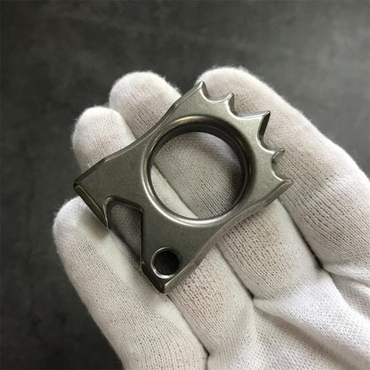 Mini Hedgehog Titanium Alloy Knuckle Duster Bottle Opener